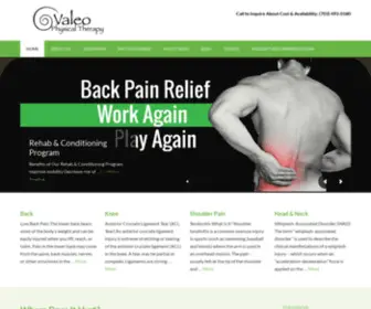 Valeopt.com(Valeo Physical Therapy in Arlington VA) Screenshot