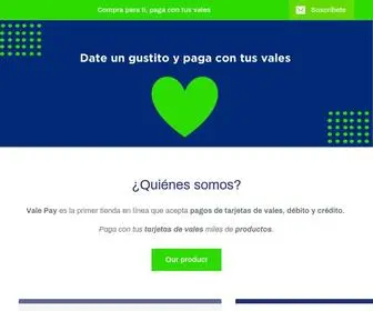 Valepay.com.mx(Vale Pay) Screenshot