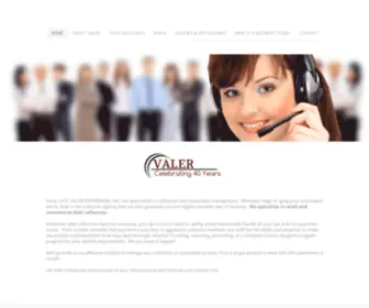 Valer.com(Collection Agency) Screenshot