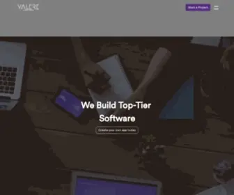 Valere.io(Page) Screenshot