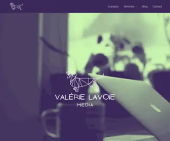 Valerielavoiemedia.com(Accueil) Screenshot