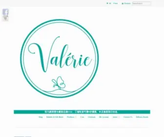 Valeriepastry.com(Combining European) Screenshot