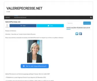 Valeriepecresse.net(Le site) Screenshot