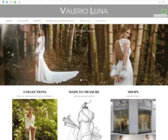 Valerioluna.com(Wedding dresses) Screenshot