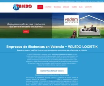 Valerosl.com(Empresas de Mudanzas en Valencia) Screenshot