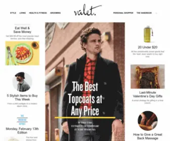 Valetmag.com(Men's Style) Screenshot
