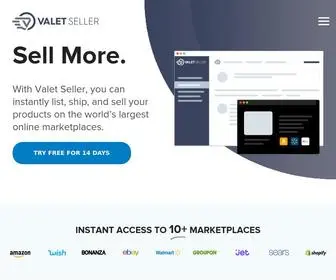 Valetseller.com(Valet Seller) Screenshot