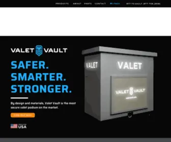 Valetvault.com(Valet Podiums made with Industrial Strength Security) Screenshot