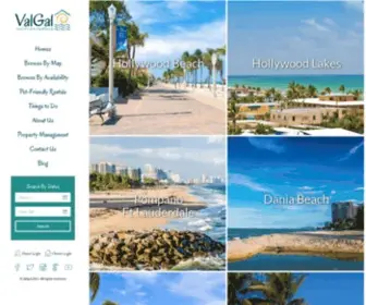 Valgal.net(Vacation Rentals Southeast & South Florida Vacation Rentals) Screenshot