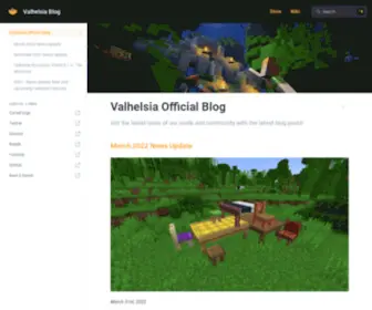 Valhelsia.net(Valhelsia Blog) Screenshot