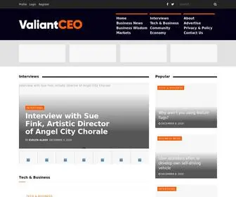 Valiantceo.com(Valiant CEO) Screenshot