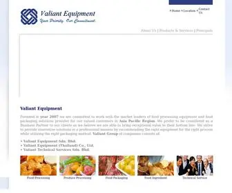 Valianteq.com(Valiant Equipment) Screenshot