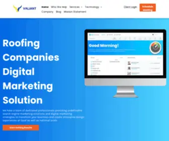 Valiantmarketing.co(Our company) Screenshot