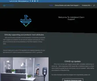 Validatedcs.com(Validated Claim Support) Screenshot