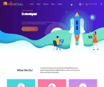 Validclicks.in(Valid Clicks) Screenshot