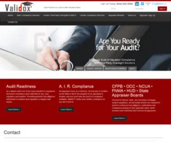 Validox.com(Compliance Documentation Services) Screenshot