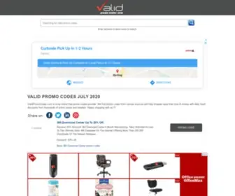 Validpromocodes.com(Valid Promo Codes) Screenshot