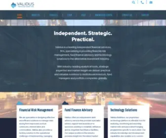Validusrm.com(Navigating Market Risk) Screenshot