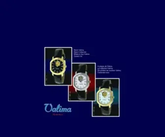Valima.com(Official Valima Swiss Watch Collection) Screenshot