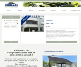 Valimmas.be(Vastgoed in Asse) Screenshot