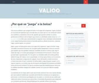 Valioo.es(Actualidad económica) Screenshot