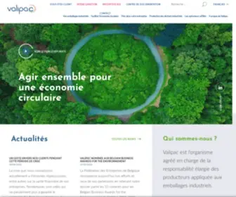 Valipac.be(Agir ensemble pour une économie circulaire) Screenshot