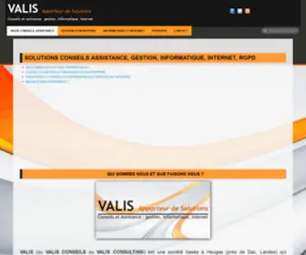 Valis.fr(SOLUTIONS ASSISTANCE GESTION) Screenshot