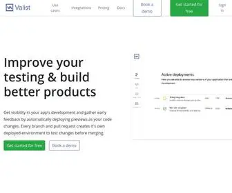 Valist.dev( Valist) Screenshot