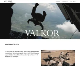 Valkortactical.com(Valkor Tactical) Screenshot
