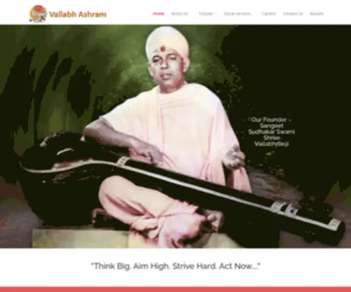 Vallabhashram.in(Vallabh Ashram Group Website) Screenshot