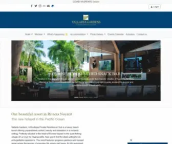 Vallartagardensresidencesclub.com(Vallarta Gardens Residences Club) Screenshot