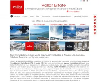 Vallat-Immobilier.com(VALLAT) Screenshot