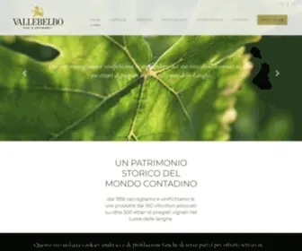 Vallebelbo.it(Cantina Vallebelbo) Screenshot