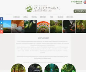 Vallecampanas.com(Cabins in Monteverde) Screenshot