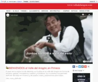 Valledelaragon.com(Asociación Turística Valle del Aragón) Screenshot