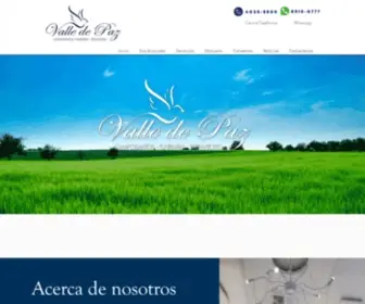 Valledepazcr.com(Funerara) Screenshot