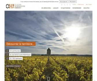 Valleedeclisson.fr(AgglOH!: Clisson Sèvre et Maine) Screenshot