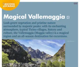 Vallemaggia.ch(Vallemaggia) Screenshot