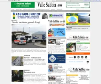 Vallesabbianews.it(Il quotidiano online della Valle Sabbia) Screenshot