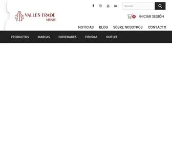 Vallestrade.com(Proveedor de instrumentos de cuerda al mayor) Screenshot