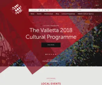 Valletta2018.org(Valletta 2018) Screenshot