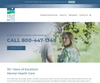 Vallevistahospital.com(Drug & Alcohol Rehab) Screenshot