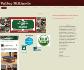 Valley-Billiards.com(Pool Table Moving) Screenshot