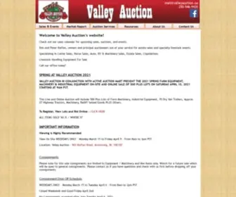 Valleyauction.ca(Valley Auction Ltd) Screenshot