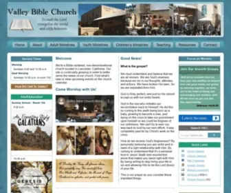 Valleybible.net(Valley Bible Church) Screenshot