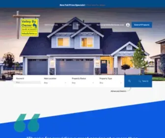 Valleybyowner.com(Buy or Sell Properties) Screenshot
