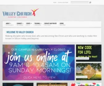 Valleychurch.org(Valley Church in Cupertino) Screenshot