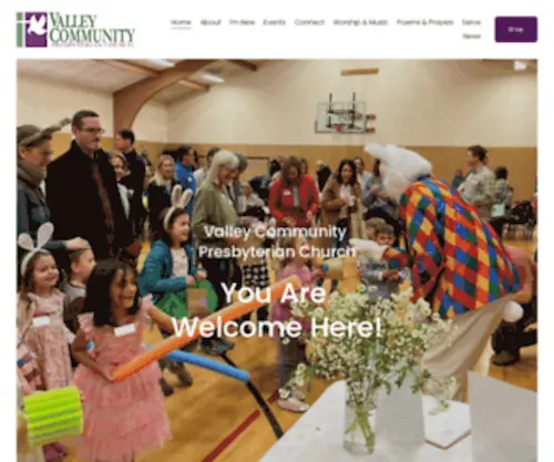 Valleycommunity.org(Valley Community Presbyterian) Screenshot