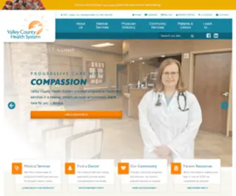 Valleycountyhealthsystem.org(Valley County Health System) Screenshot