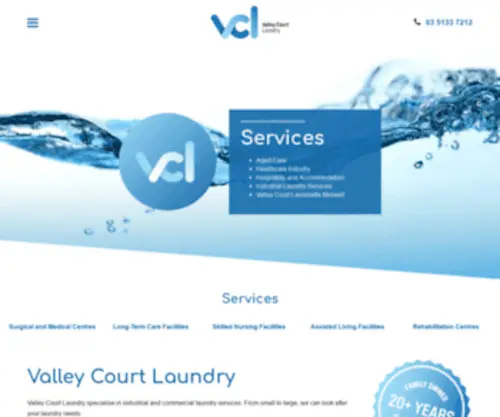 Valleycourtlaundry.com.au(Valley Court Laundry) Screenshot